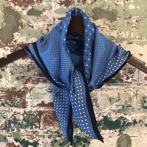 Banana Republic Square Print Kerchief Scarf 25.5”